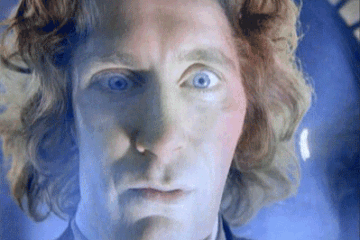 The projection of the Doctor in the TV movie