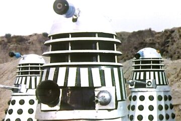 Three Daleks on Exxilon