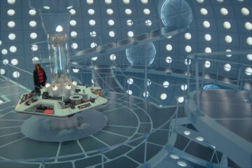 TARDIS console room from the latest series